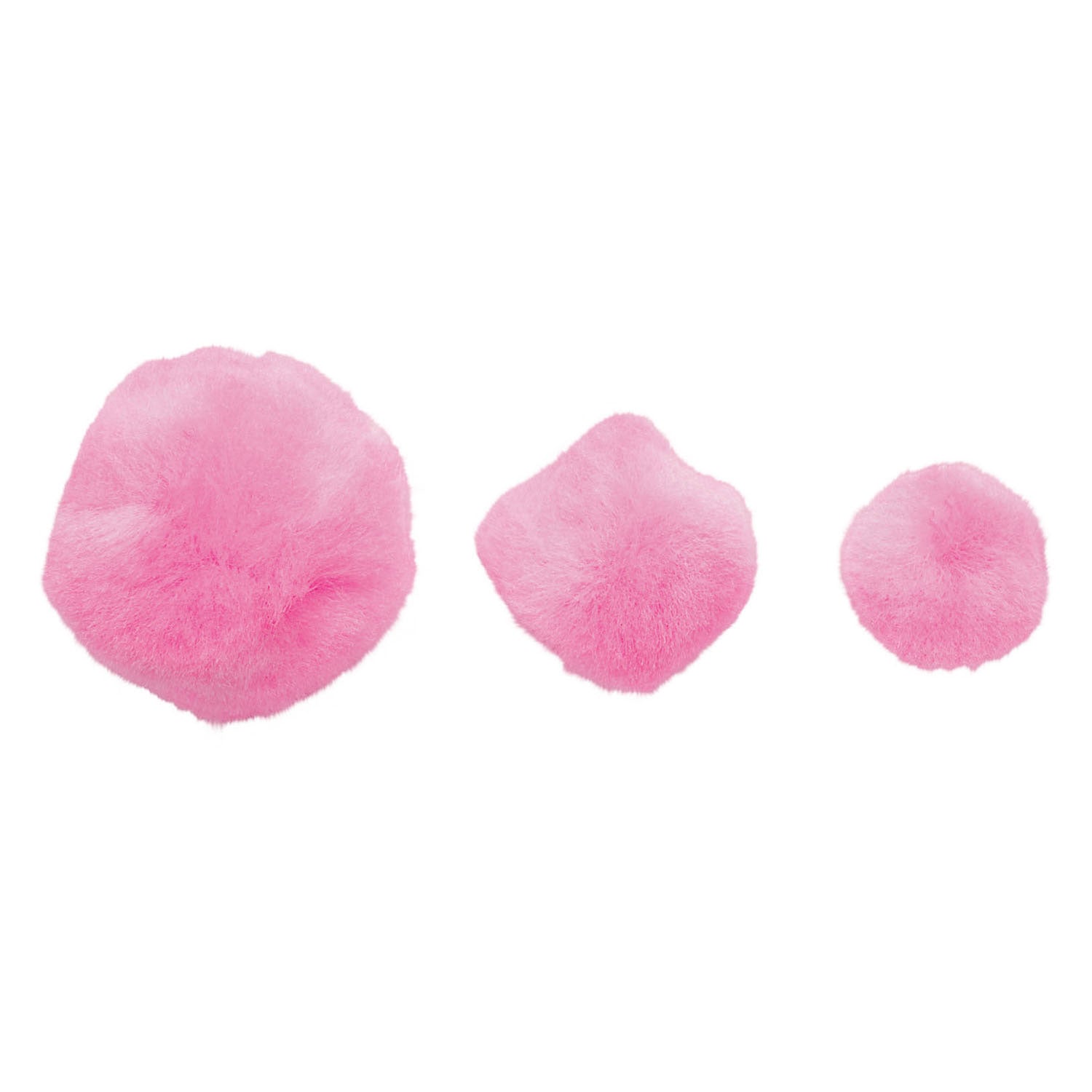 Colorations - pompons roze, 100st.