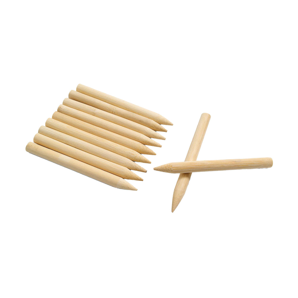 Kleuringen - houten kraspen, set van 48
