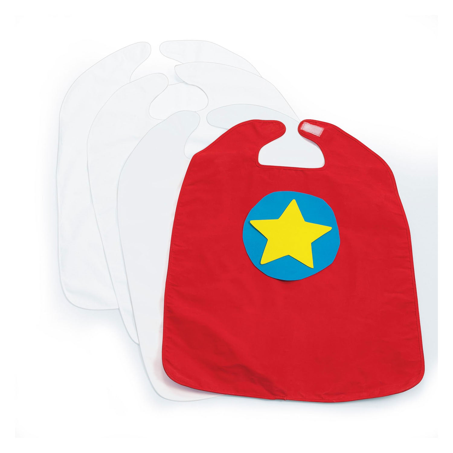 Kleuringen - versier je eigen superhelden cape, set van 6