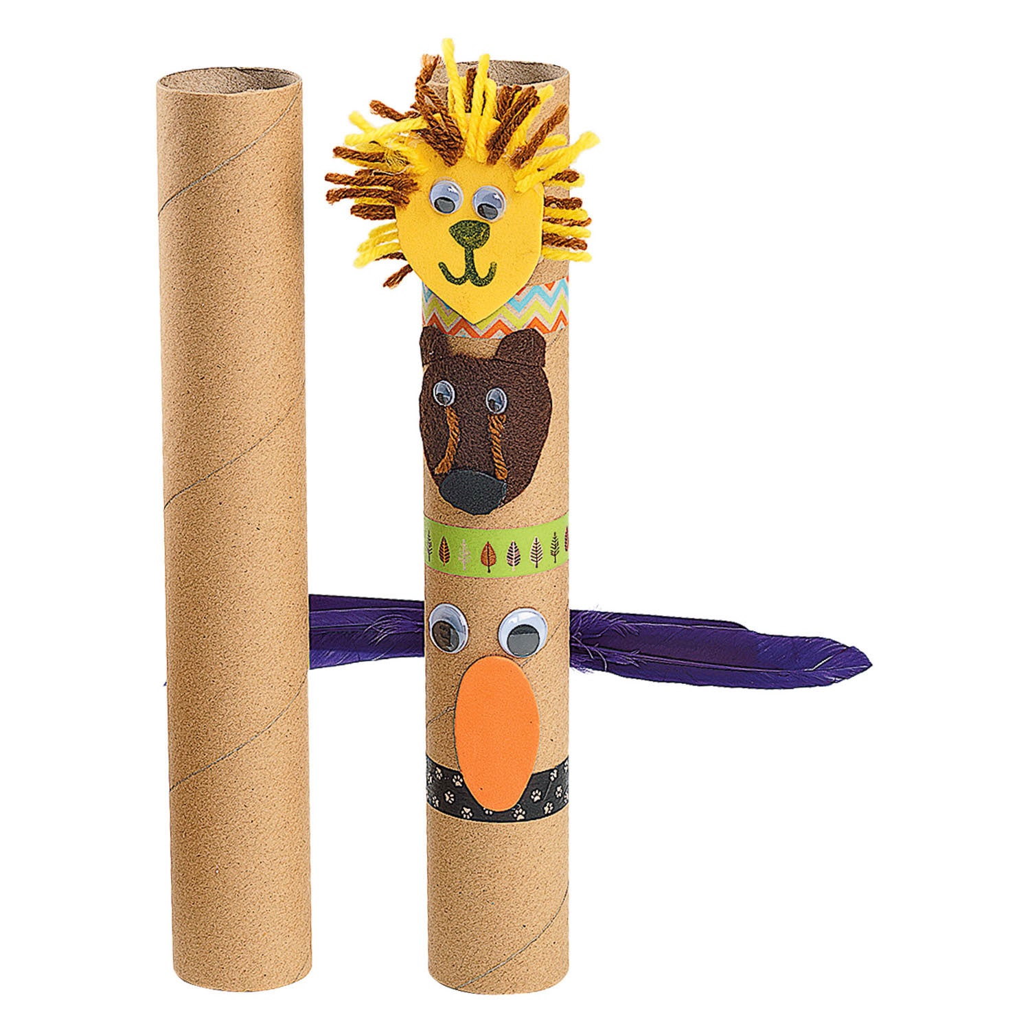 Colorations - lange stevige gerecyclede knutselrollen, 24st.