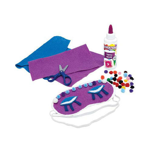 Colorations - versier je eigen slaapmasker, set van 12