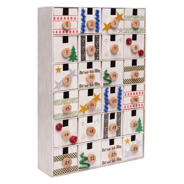 Colorations - papier-mache doos - adventskalender