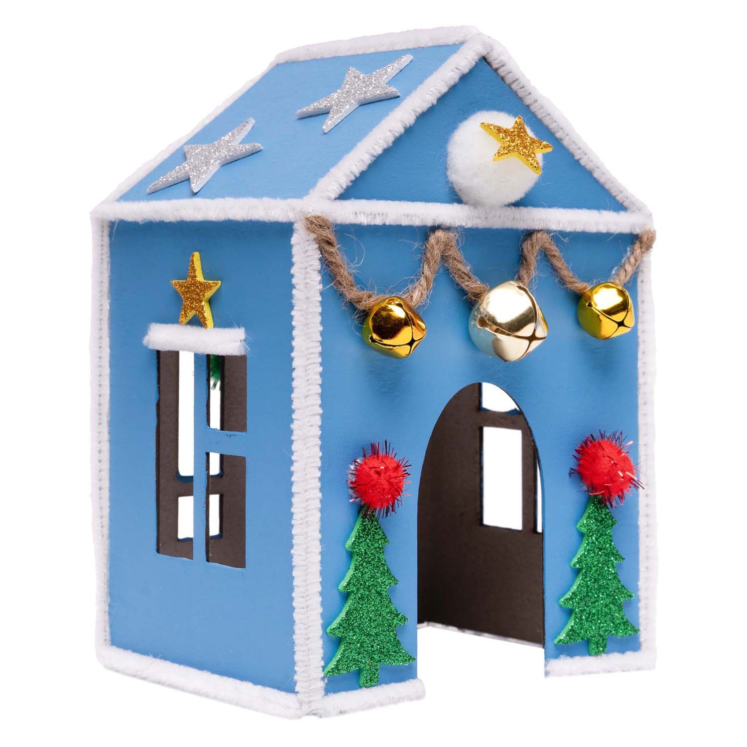 Colorations - dyo kartonnen huisjes, 6st.