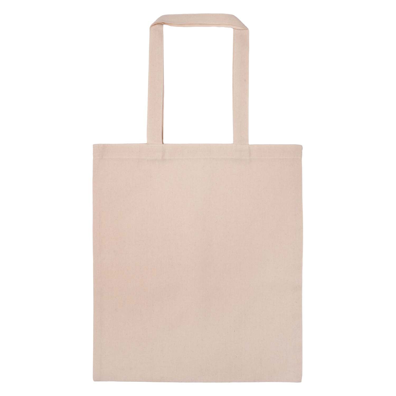 Kleuringen - katoenen totebag met 80 cm handvat - 38 x 42 cm, 5st.