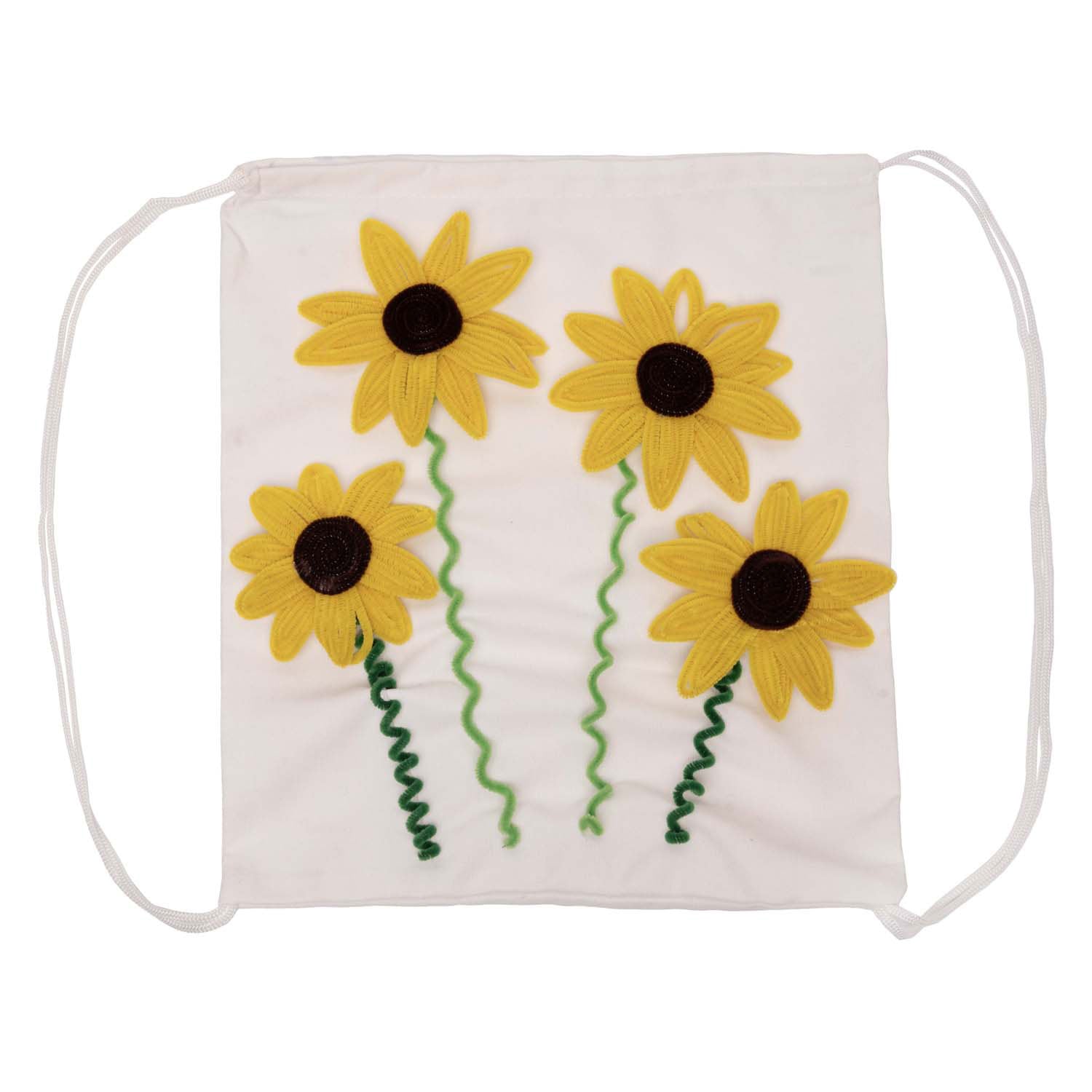 Kleuringen - duurzame katoenen gymtas, 35 x 34 cm, 5st.