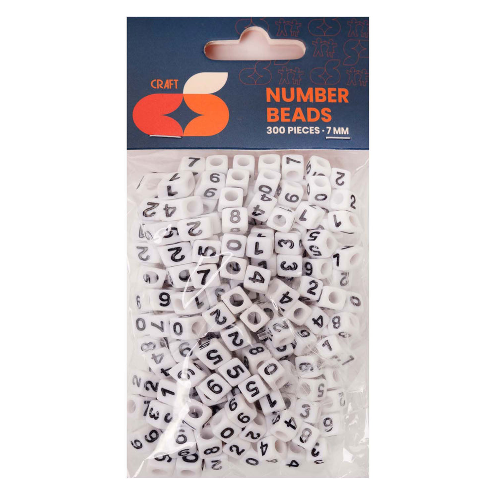 Kleuringen - aantal kralen, 7mm, 300st.
