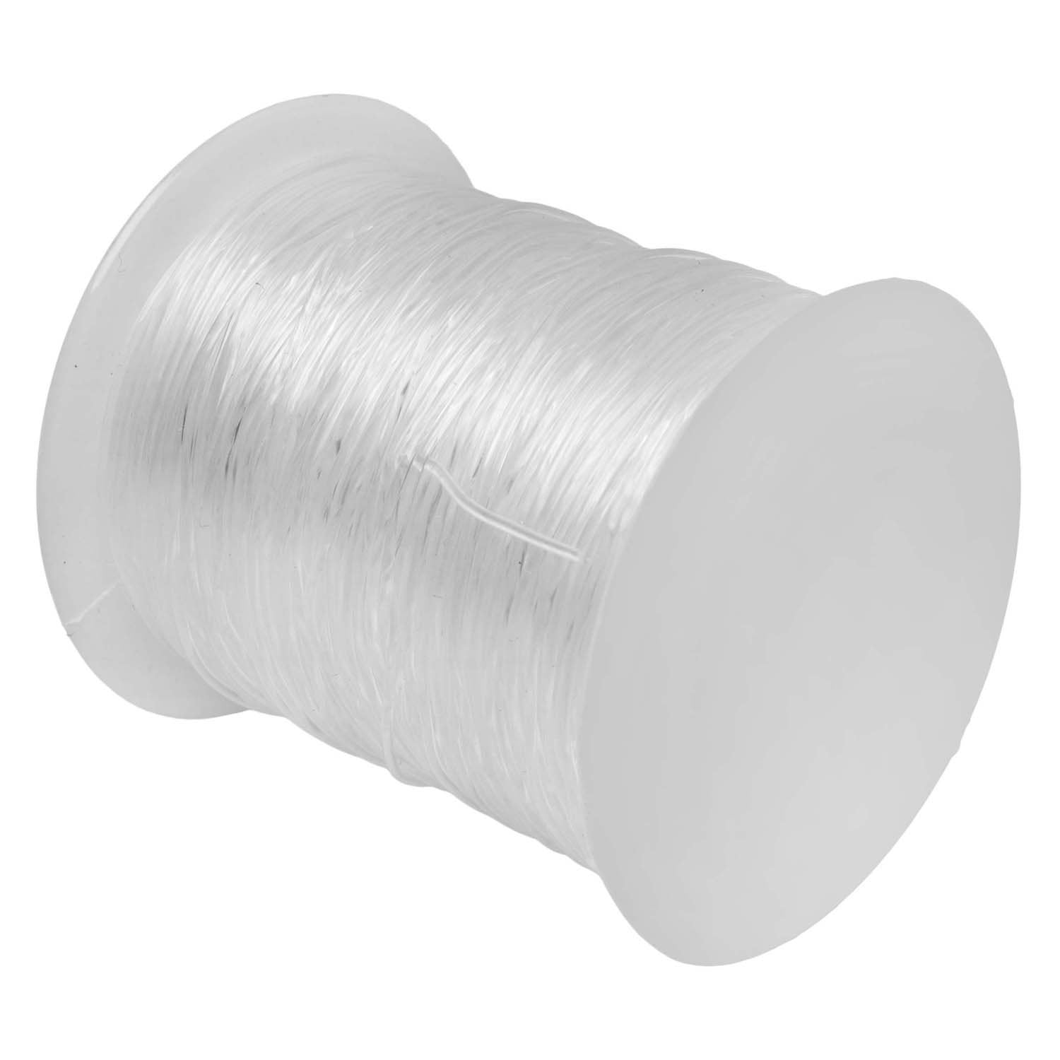 Kleuringen - transparant elastisch koord - 50 m, 1 mm