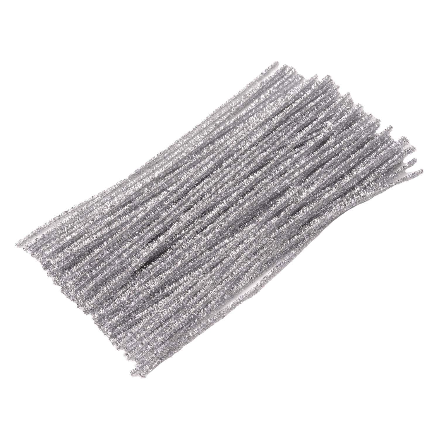 Kleuringen - goudkleurig metallic chenilledraad, 100st.