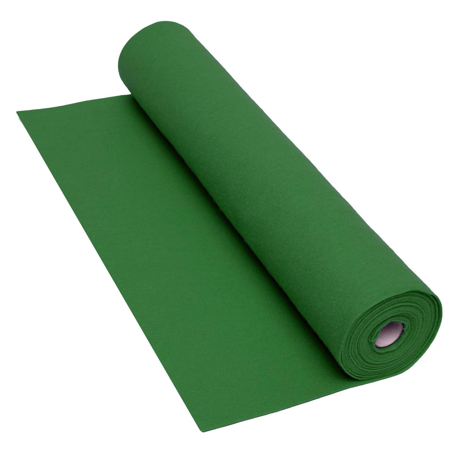 Kleuringen - donkergroene viltrol - 160 gsm, 5 mx 45 cm