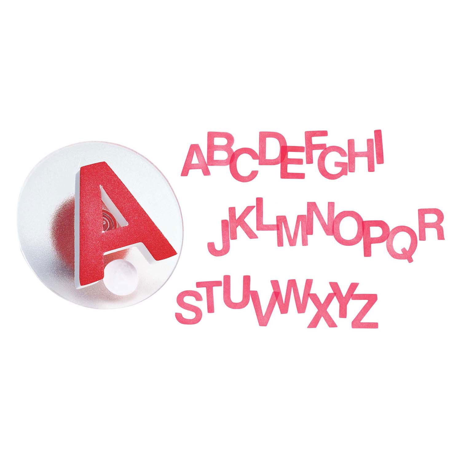 Colorations - easy grip hoofdletters stempels, 26st.