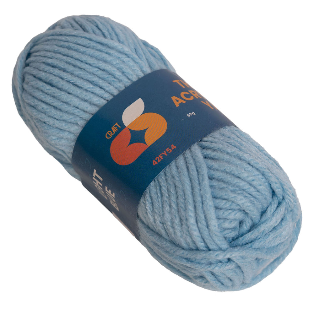 Colorations - acrylgaren 4 mm - 50gr - blauw