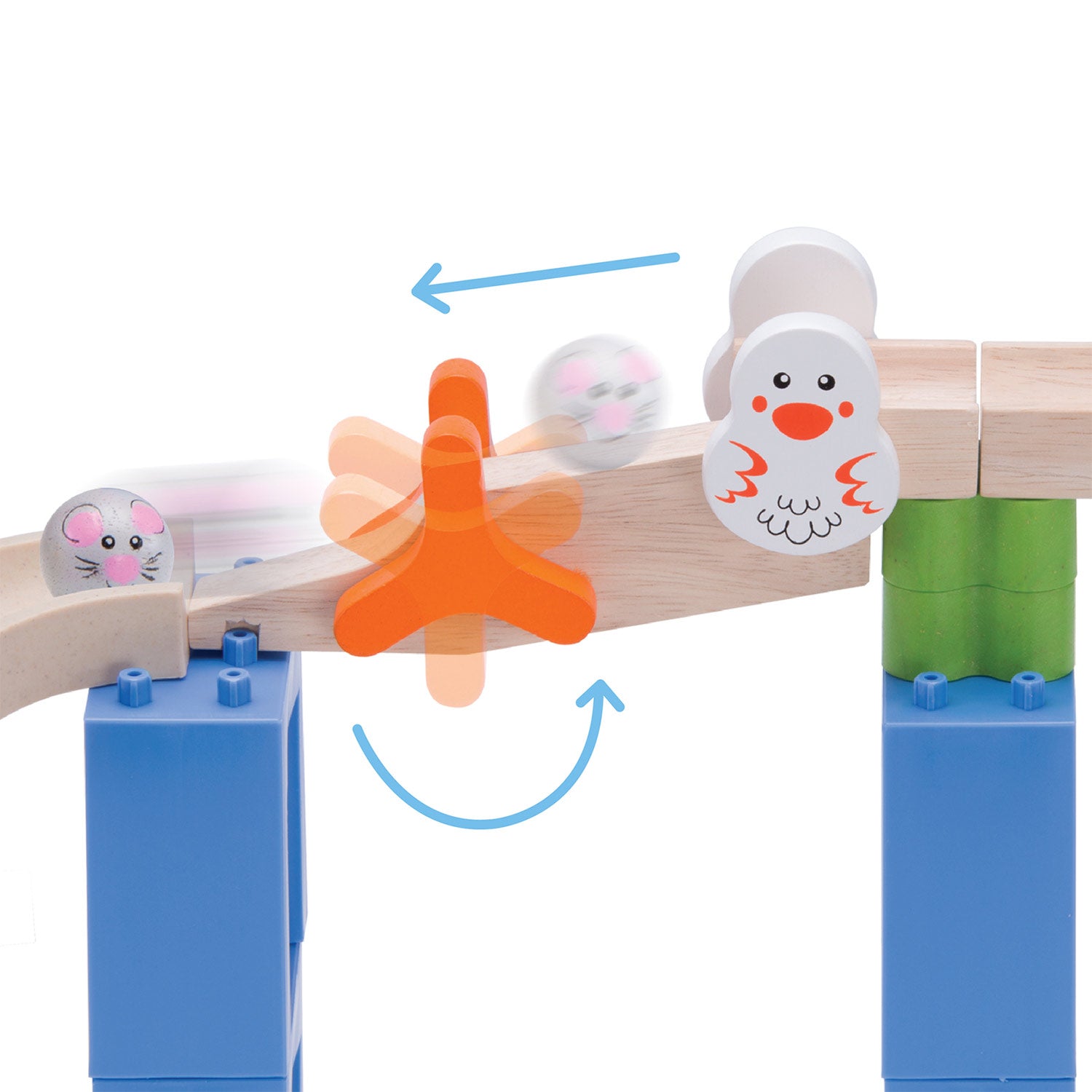 Knikkerbaan Kat en Muis