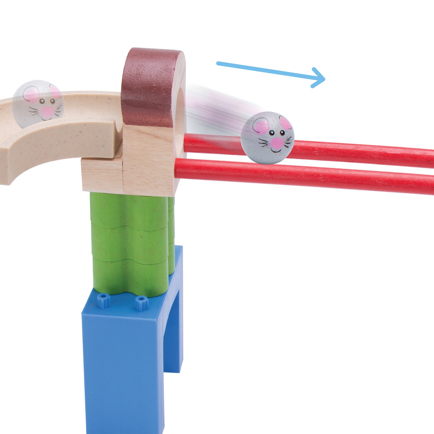 Knikkerbaan Kat en Muis