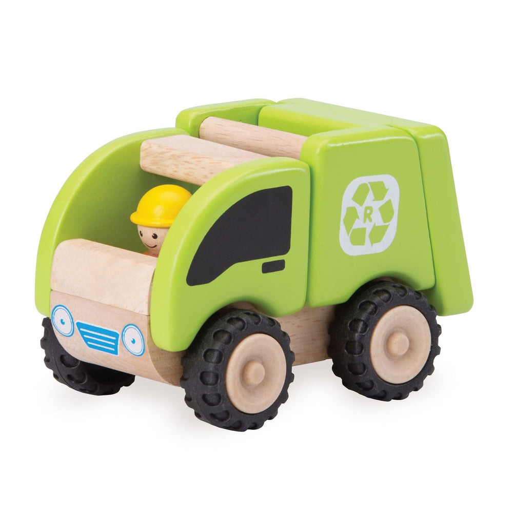 Wonderwereld Houten Vuilniswagen
