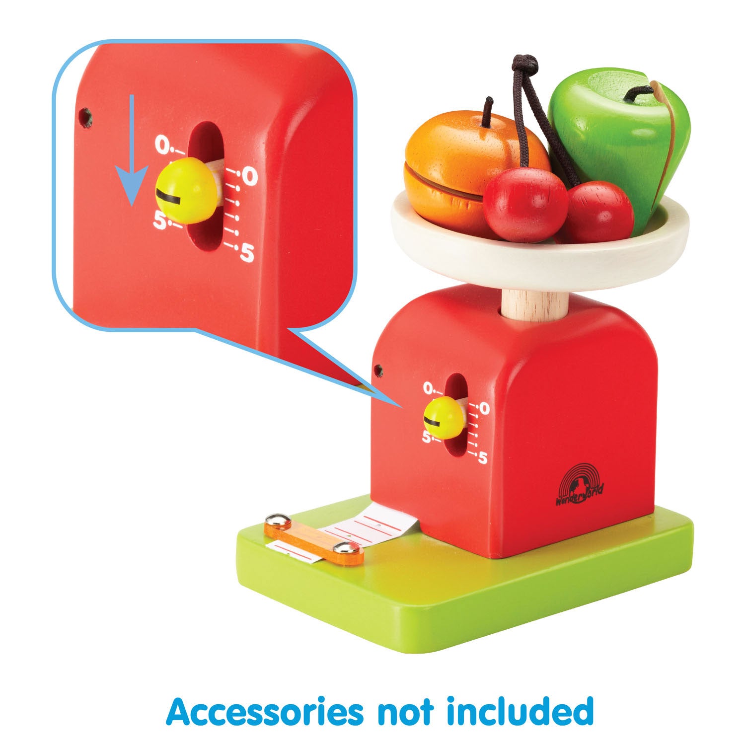 Wonderwereld Houten Keukenweegschaal