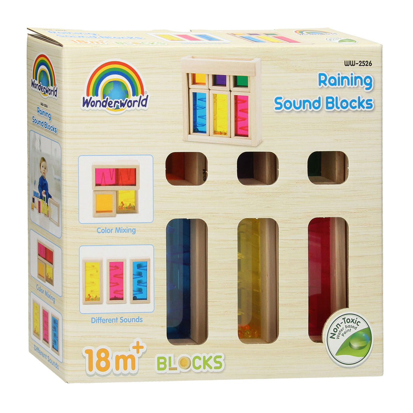 Wonderwereld Houten Geluidsblokken