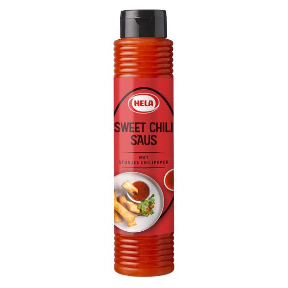 Hela sweet chilisaus met stukjes chilipeper (800 ml)