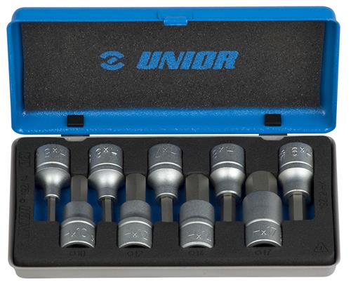 Unior doppenset inbus 1 2'' 192 14