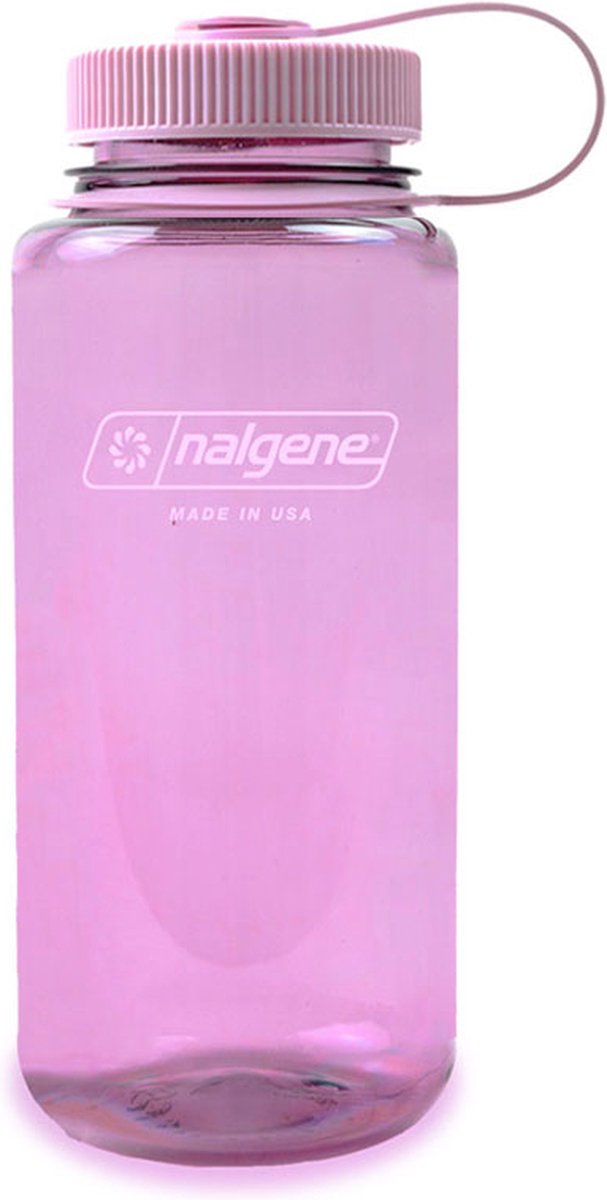 Nalgene - wide mouth bottle - drinkfles - waterfles - lekvrij - 500ml - bpa free - sustain - cherry blossom