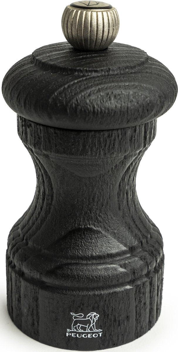 Peugeot bistro nature pepermolen 10 cm - zwart - pefc-hout