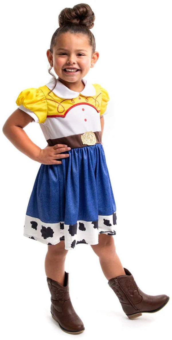 Little adventures - jessie toy story - cowgirl jurk – maat 98-104 98 104
