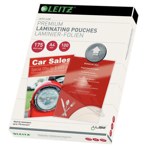 Leitz udt lamineerhoezen ilam a4 100 stuks
