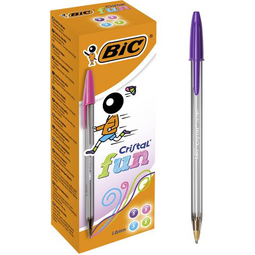 Pen bic cristal balpen kleurenassortiment