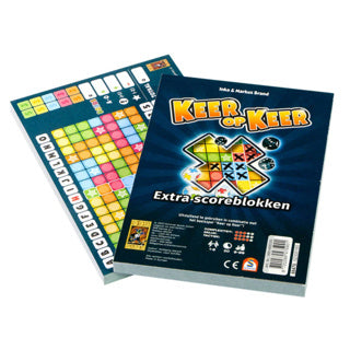 Spel keer op keer scoreblok 2 stuks niveau 1