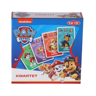 Tactic paw patrol kwartet – kaartspel – kinderspel – vanaf 4 jaar – 2-4 spelers