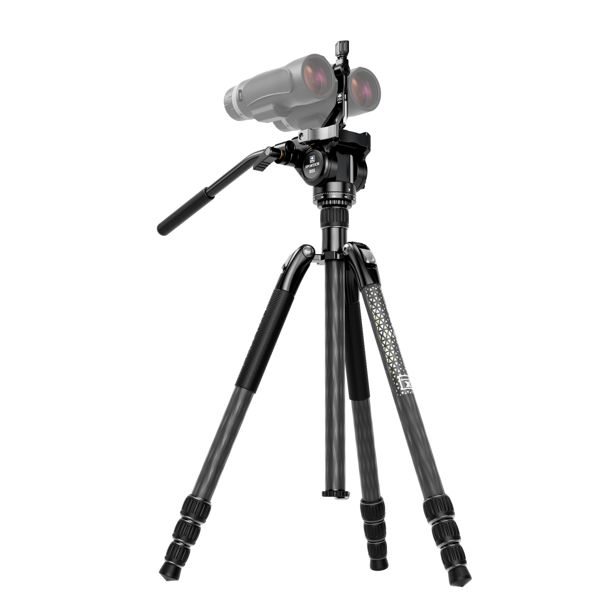 Sirui sportieve carbon statief sp024+b5x