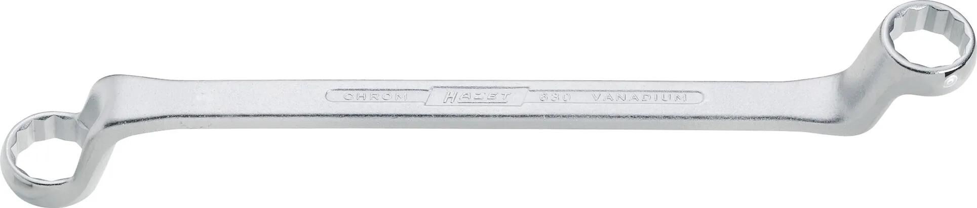 Hazet doppelringschlüssel 630 do-ring key 21x23mm ,deep-crowned