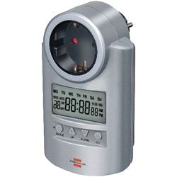 Brennenstuhl weekschakelklok primera-line dt ip44 zilver