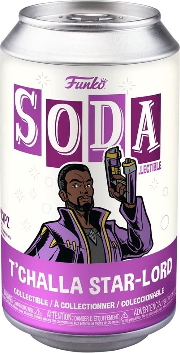Funko starlord t'challa - soda - what if...? figuur
