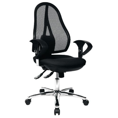 Bureaustoel open point deluxe topstar zwart