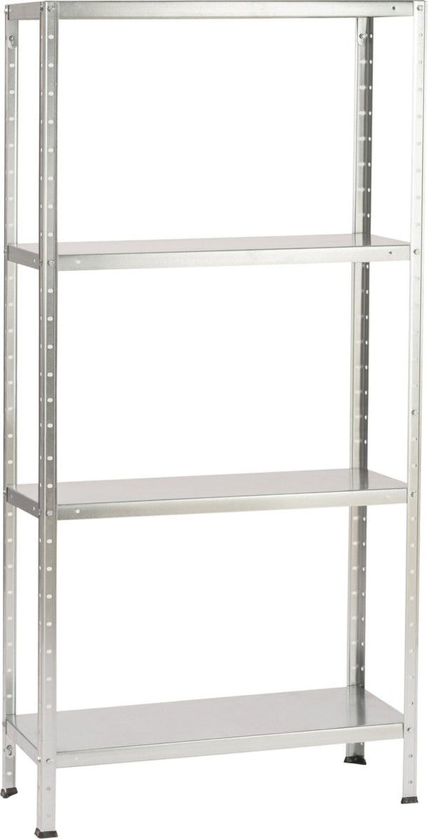 Avasco opbergrek stellingkast solid 50 gegalvaniseerd - 200 kg draagkracht - 150x75x30 cm
