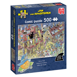 Jumbo jan van haasteren puzzel trick or treat 500pcs