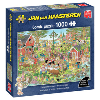 Jumbo jan van haasteren legpuzzel - midzomerfestival, 1000st.