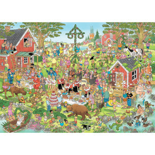 Jumbo jan van haasteren legpuzzel - midzomerfestival, 1000st.