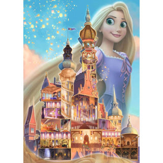 Ravensburger legpuzzel disney kastelen rapunzel, 1000st.