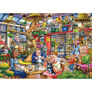 Wasgij puzzel mysterie kat en muis spel 1000 stukjes