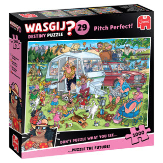 Wasgij op de camping! 1000 stukjes