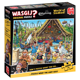 Wasgij original efteling legpuzzel - de wereld van sindbad! - 1000st.
