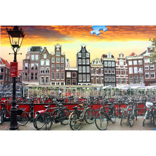 Ravensburger puzzel amsterdam fietsenstalling 1000 stukjes