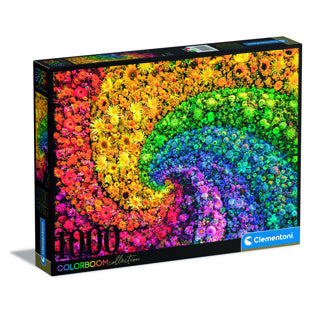 Clementoni puzzel flower colorboom 1000 stukjes | 2 stuks