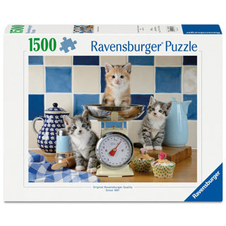 Ravensburger – katjes in de keuken – legpuzzel – 1500 stukjes