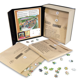 Wasgij pieces of evidence - the last voyage – unieke 3-in-1 puzzel met mysterie