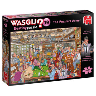 Puzzel wasgij cafe de puzzelhoek 1000 stukjes
