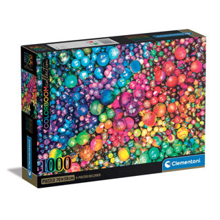 Clementoni puzzel 1000 stuks color marvelous mables | 2 stuks