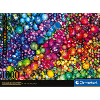 Clementoni puzzel 1000 stuks color marvelous mables | 2 stuks