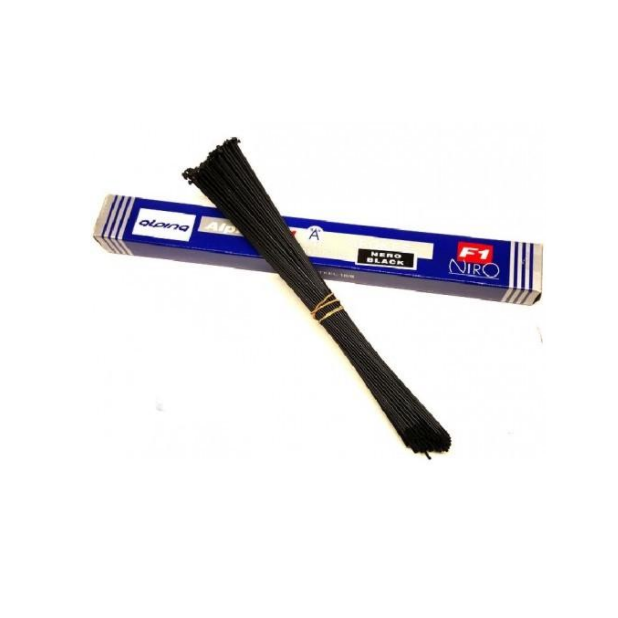 Alpina spaken RVS zwart 14g 268mm exclusief nippels per 144 stuks